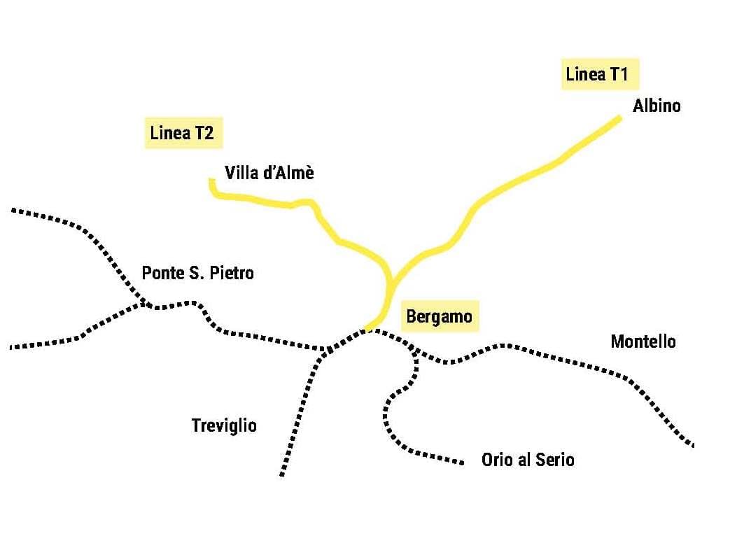 Nuova linea tramviaria T2 Valle Brembana