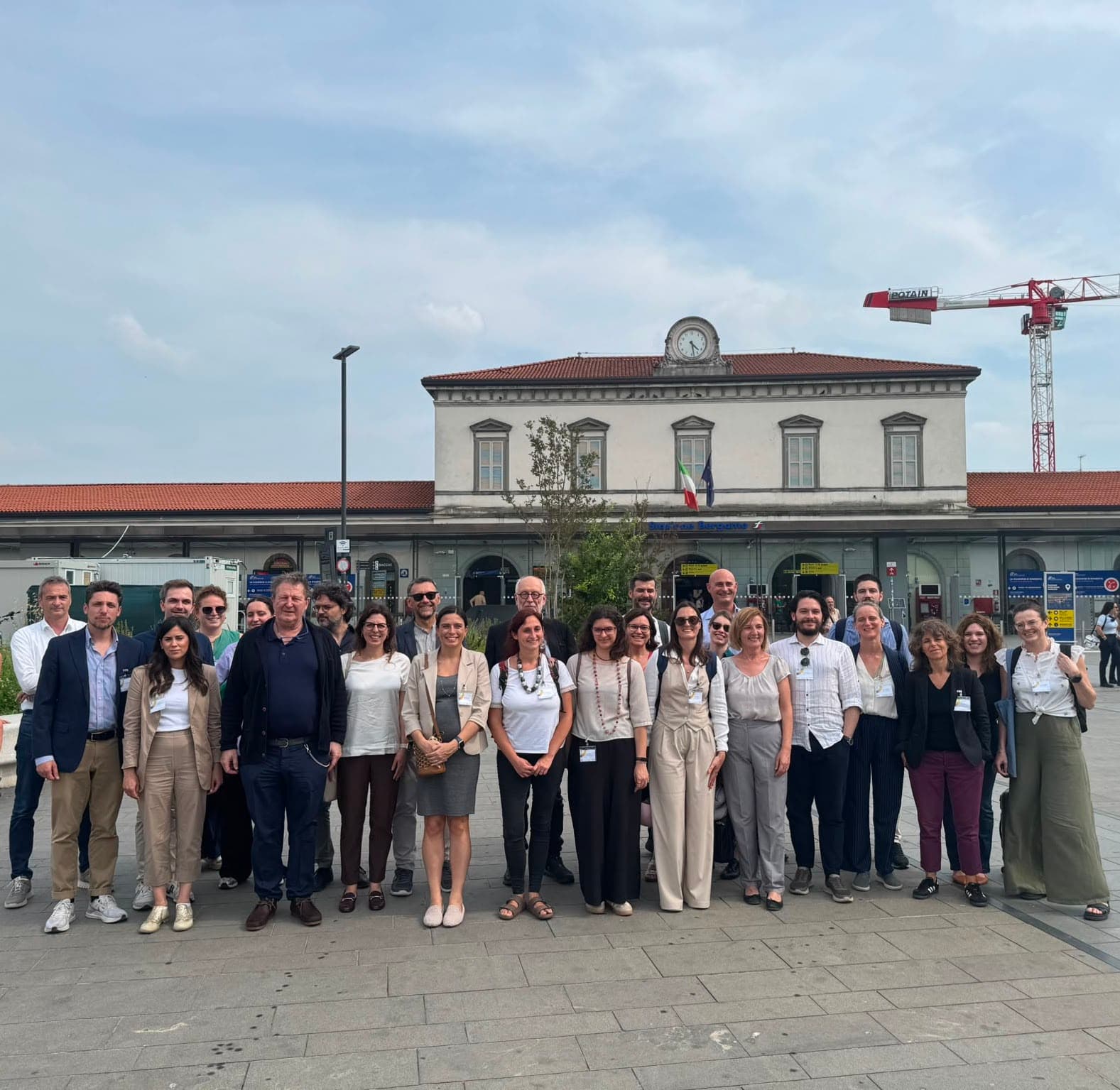 Partner di progetto e stakeholder durante la site visit di progetto tenutasi a Bergamo il 9 giugno 2026.