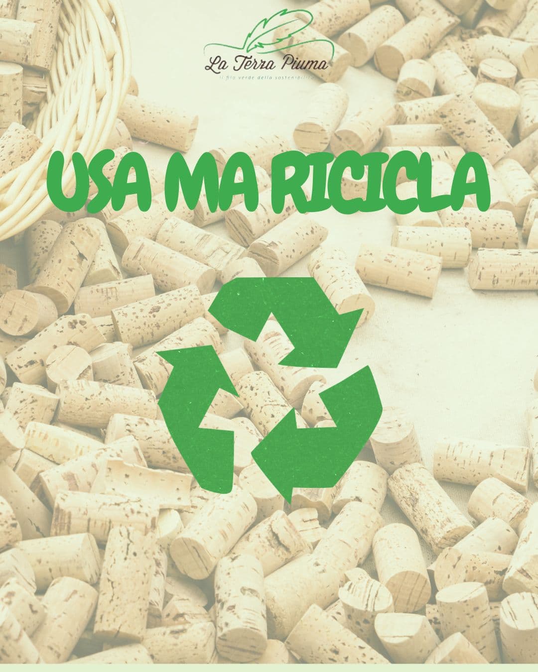 USA MA RICICLA - Tappi di sughero
